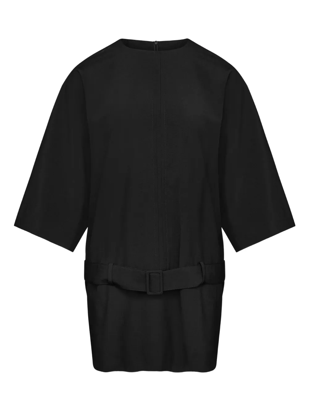 

Платье мини с поясом MM6 Maison Margiela, черный