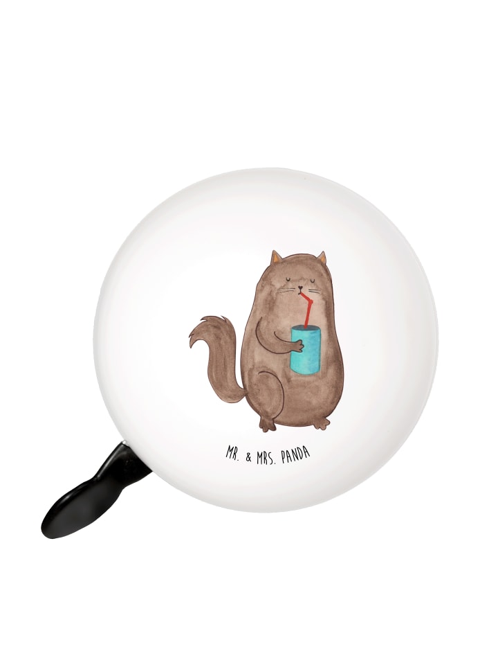 

Mr. & Mrs. Panda Велосипедный звонок, банка в форме кошки без надписи, белого цвета