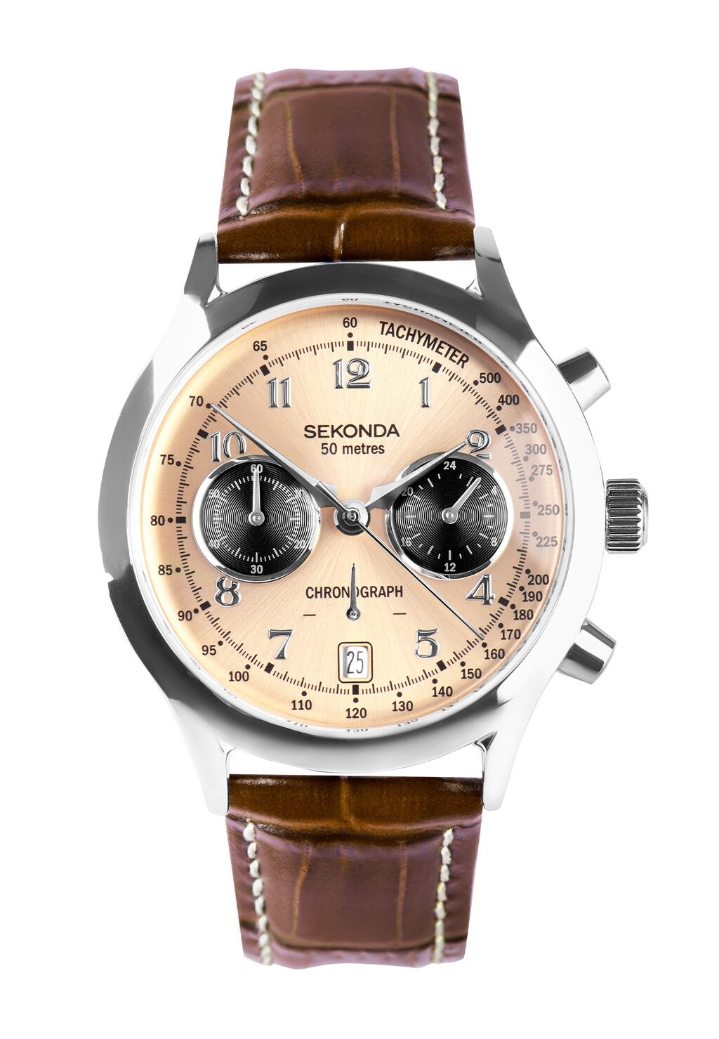 

Часы с хронографом ARCHER Sekonda, цвет розового золота