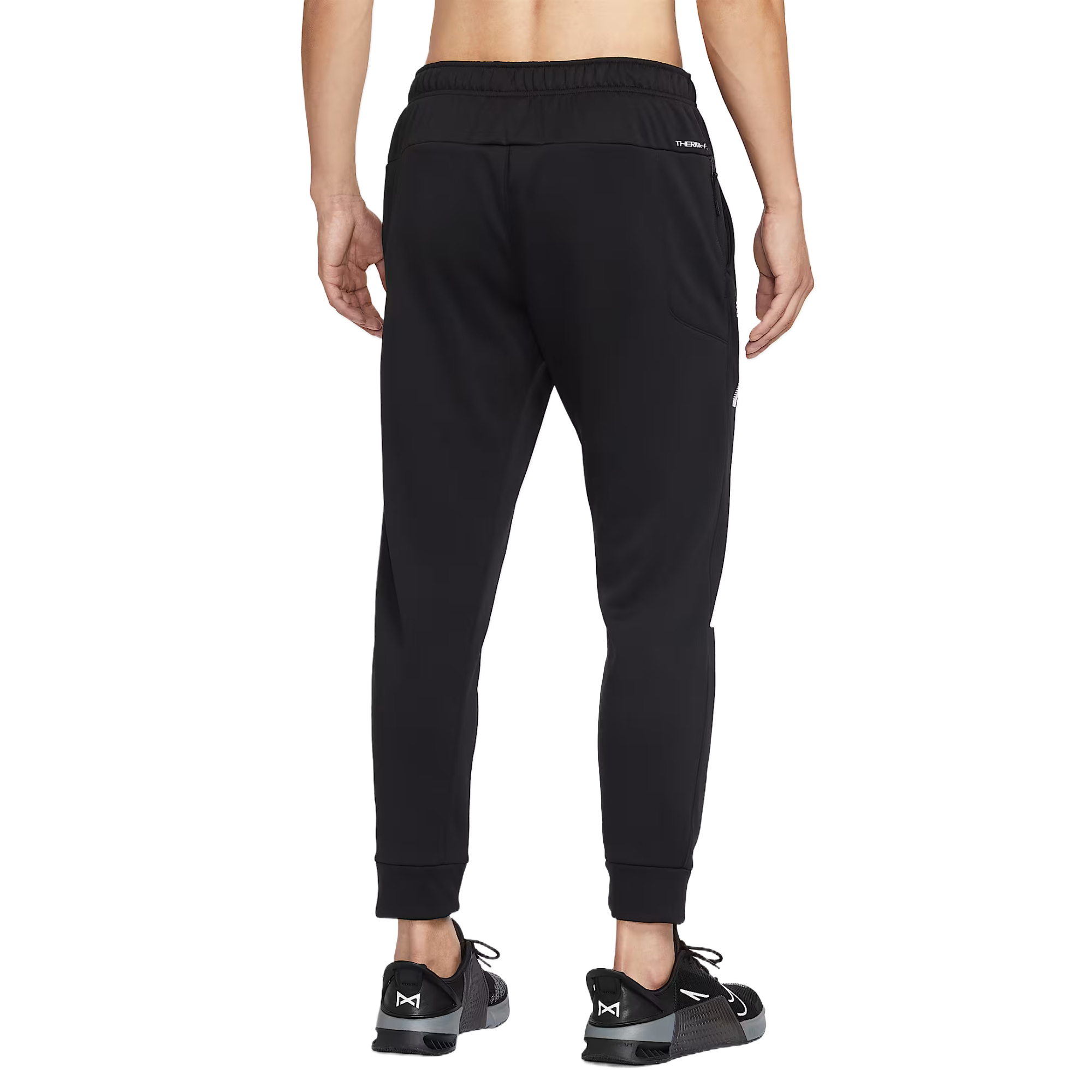 Nike Therma FIT спортивные штаны мужские черно-белые — фото 3