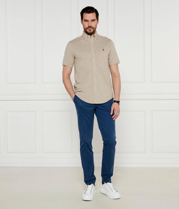 Рубашка потертая Polo Ralph Lauren, бежевый — фото 2