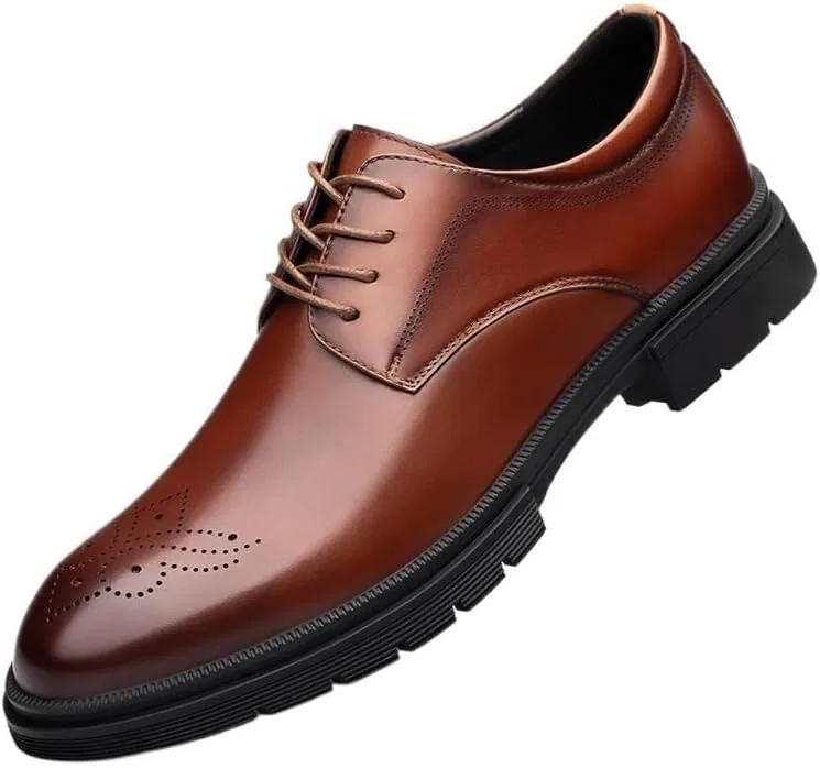 Оксфорды из кожи, дышащие, Brown DLCQIJI