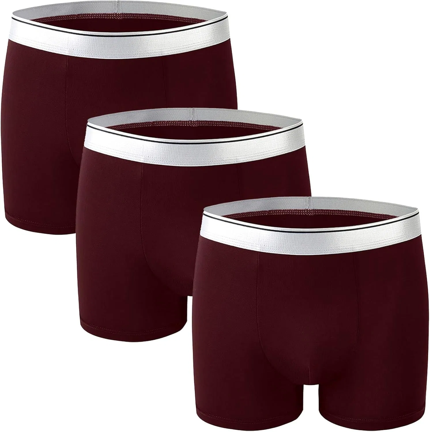Боксеры, хлопок, Moisture-Wicking, Red-3pc