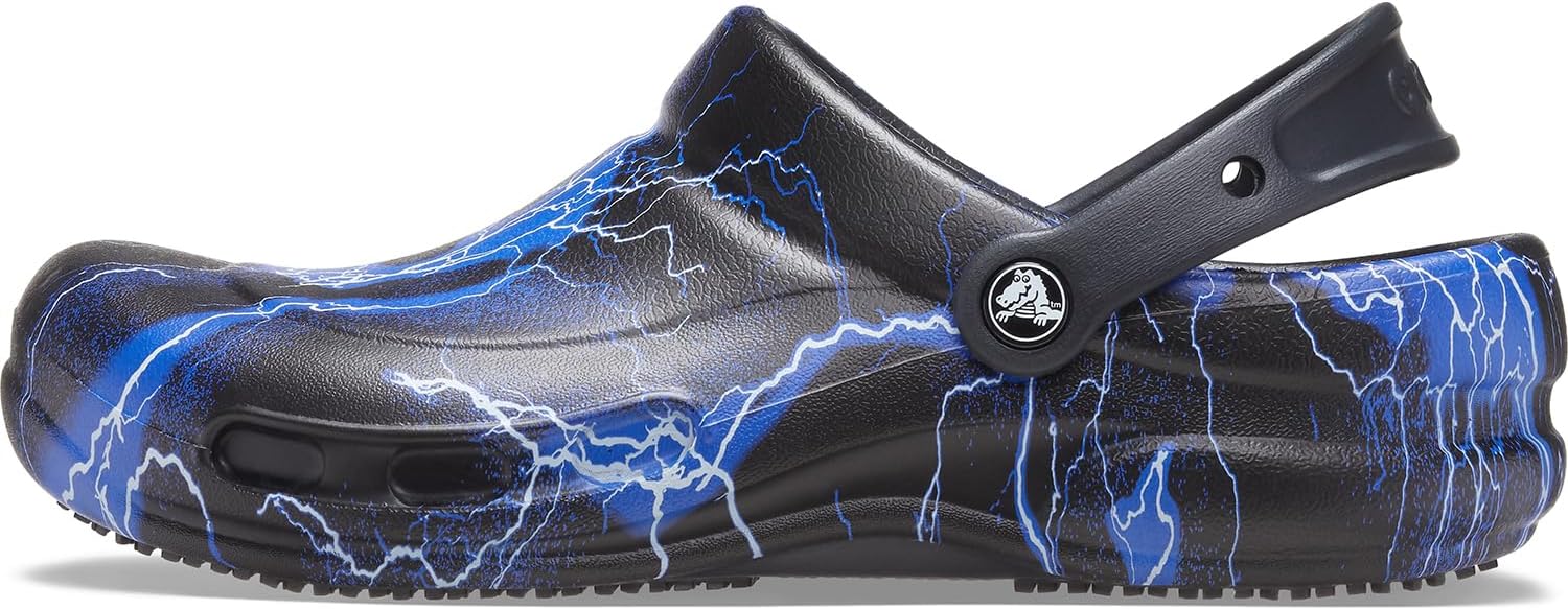 

Унисекс сабо Crocs Bistro с графическим принтом, черный