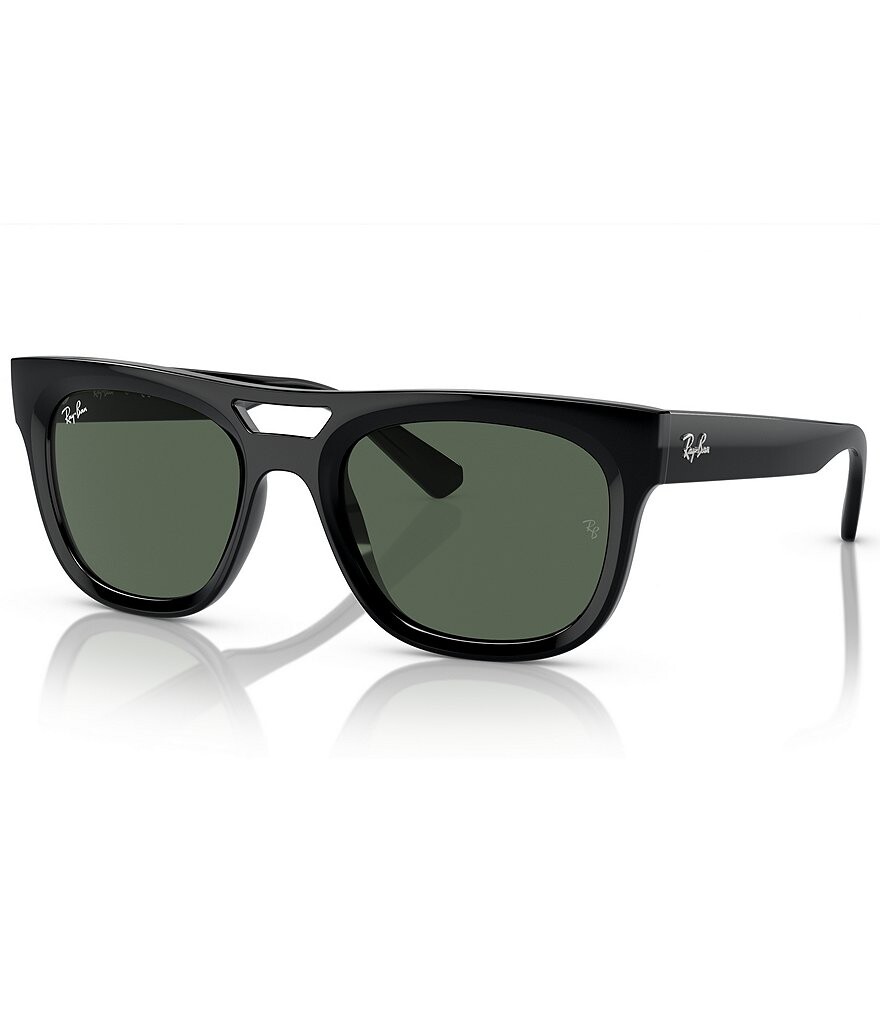 

Квадратные солнцезащитные очки унисекс Ray-Ban Phil 54 мм, черный