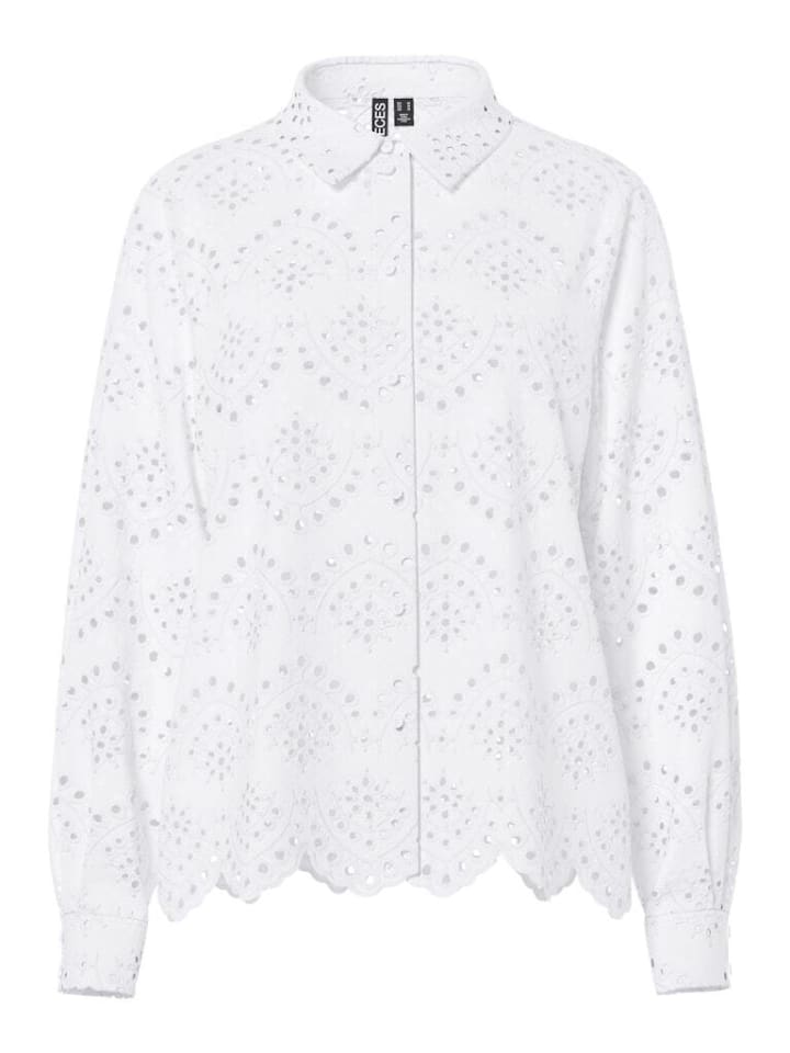 

Блузка Pieces, цвет bright white