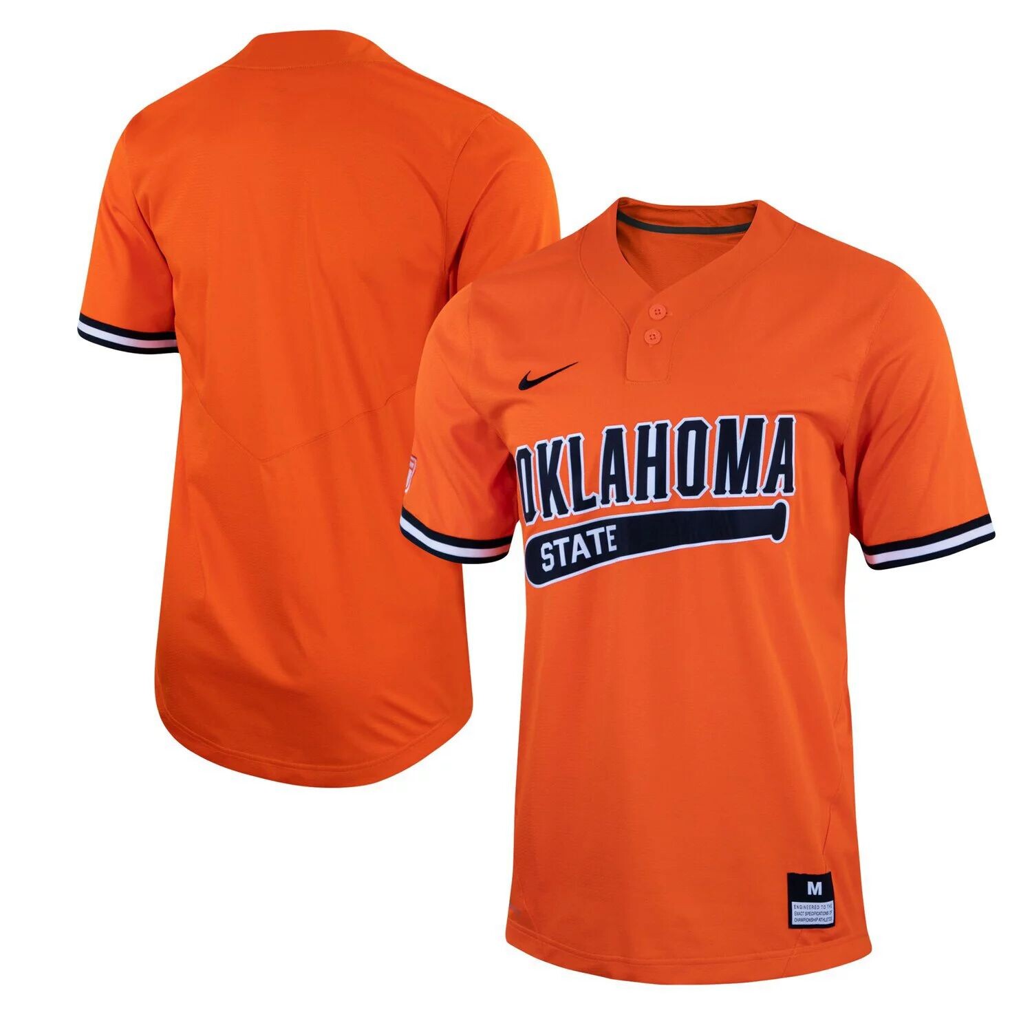 

Реплика мужской оранжевой бейсбольной майки Oklahoma State Cowboys с двумя пуговицами Nike, Оранжевый, Реплика мужской оранжевой бейсбольной майки Oklahoma State Cowboys с двумя пуговицами Nike