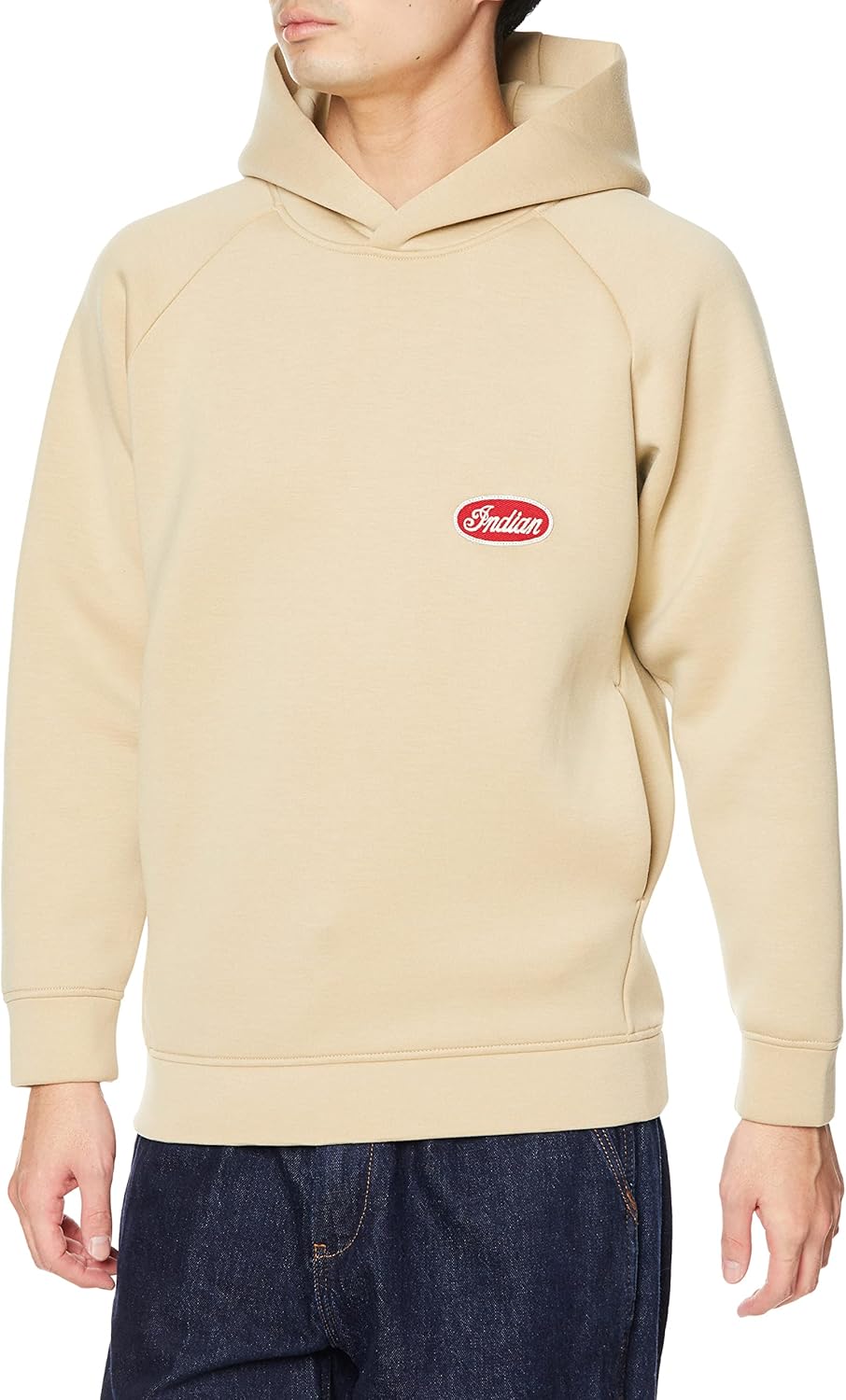 

Индийская толстовка с капюшоном, вязаный пуловер из картона Indian, песочный/хаки