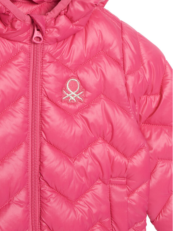 Зимняя куртка regular fit 21INGN02Z United Colors Of Benetton, розовый — фото 3