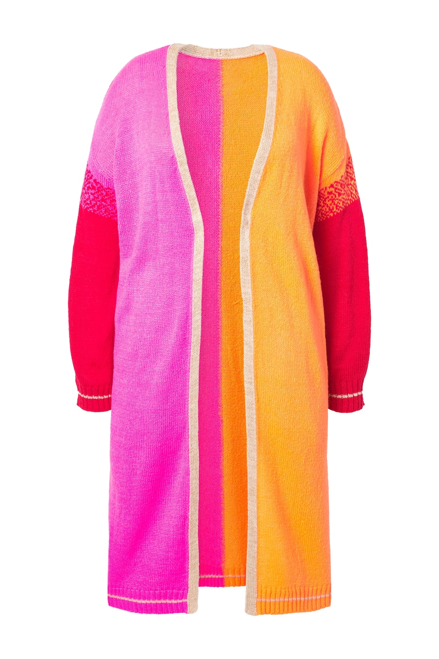 

Вязаный кардиган Angel of Style, неоново-оранжевый/розовый