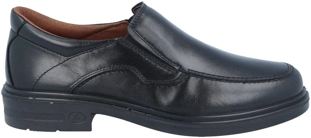 Туфли Luisetti Komfort-legerer Mokassin für Herren, aus 100% natürlichem Rindsleder, ein klassischer, überarbeiteter Allrounder und komfortabler Komfortschuh Klasse 33650ST, Black — фото 2