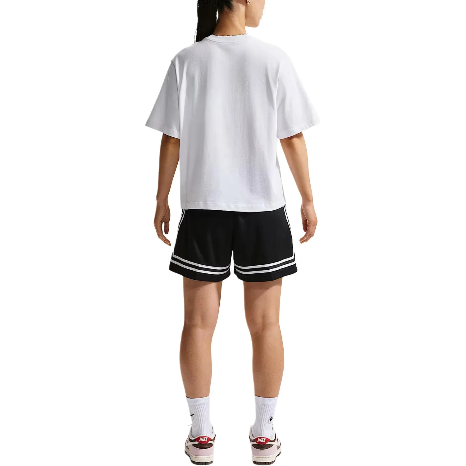Футболка Basketball Collection женская Nike, White — фото 4