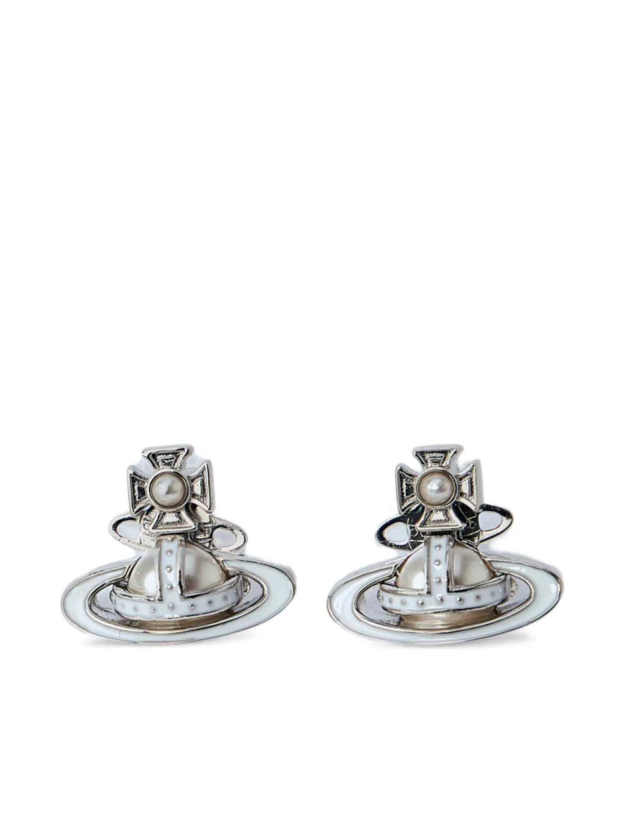 

Серьги Vivienne Westwood с круглым жемчугом, серебряный