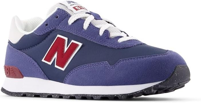 Кроссовки New Balance Kids 515 V1 на шнуровке, Dream State/Monarch Burgundy — фото 4