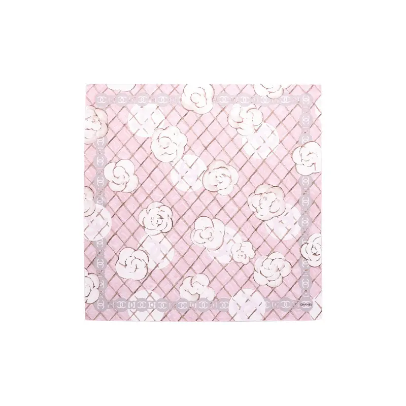 

Шелковый шарф Women's CHANEL, розовый