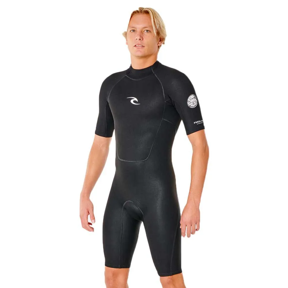 

Неопреновый костюм с короткими рукавами и молнией сзади Rip Curl Freelite 2 mm, черный