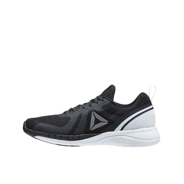 Синтетические женские кроссовки для бега Print Run 2 на шнуровке E BD4549 Reebok, черный — фото 3