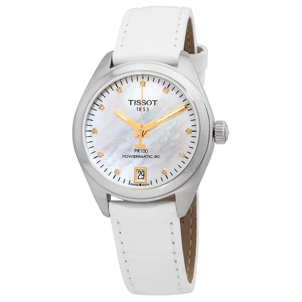 

TISSOT Часы Unisex PR100 Collection Watch, White Dial