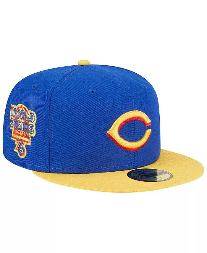 

Мужская королевская желтая приталенная шляпа Cincinnati Reds Empire 59FIFTY New Era
