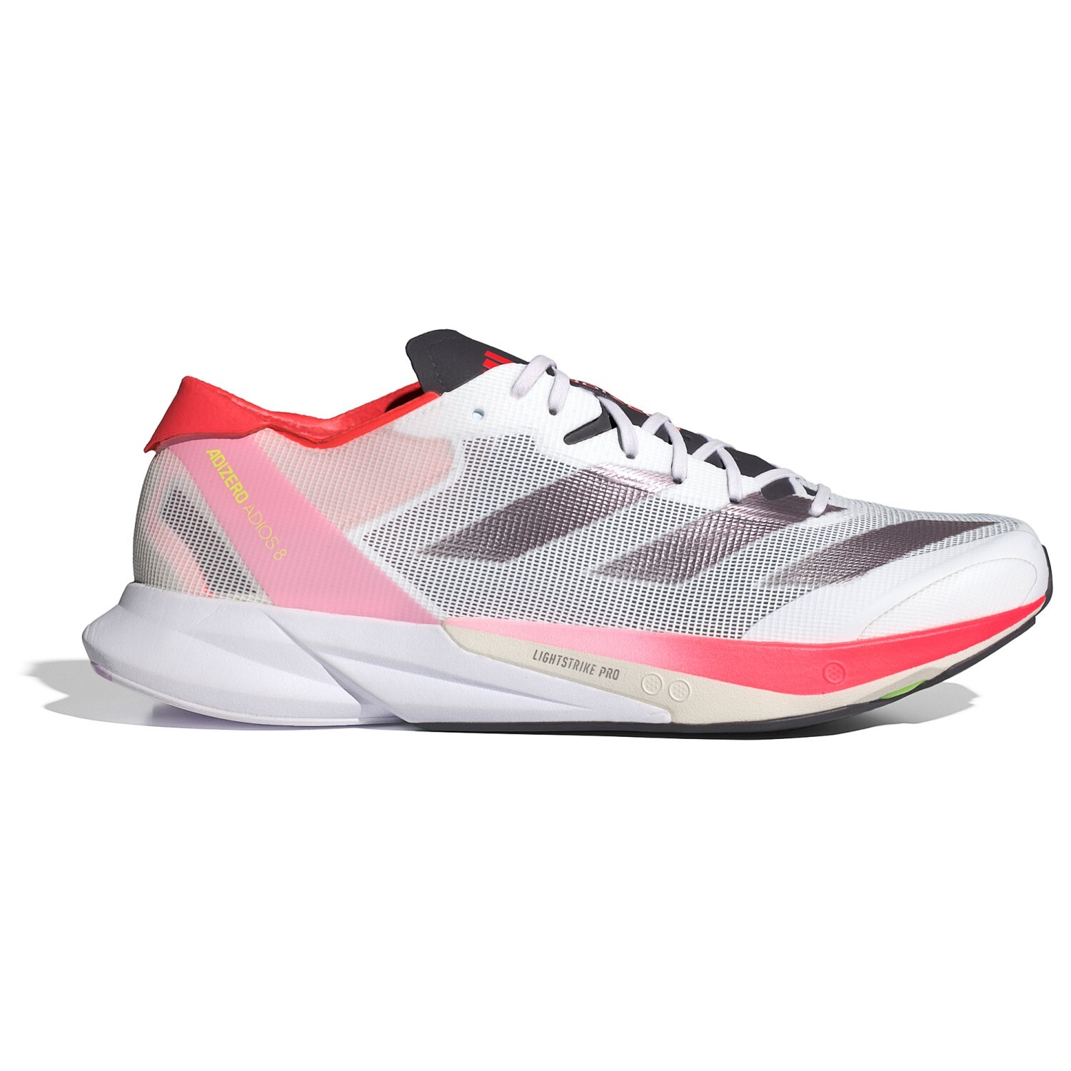 

Кроссовки Adidas Adizero Adios 8, цвет Ftwr White/Aurora Met./Solar Red
