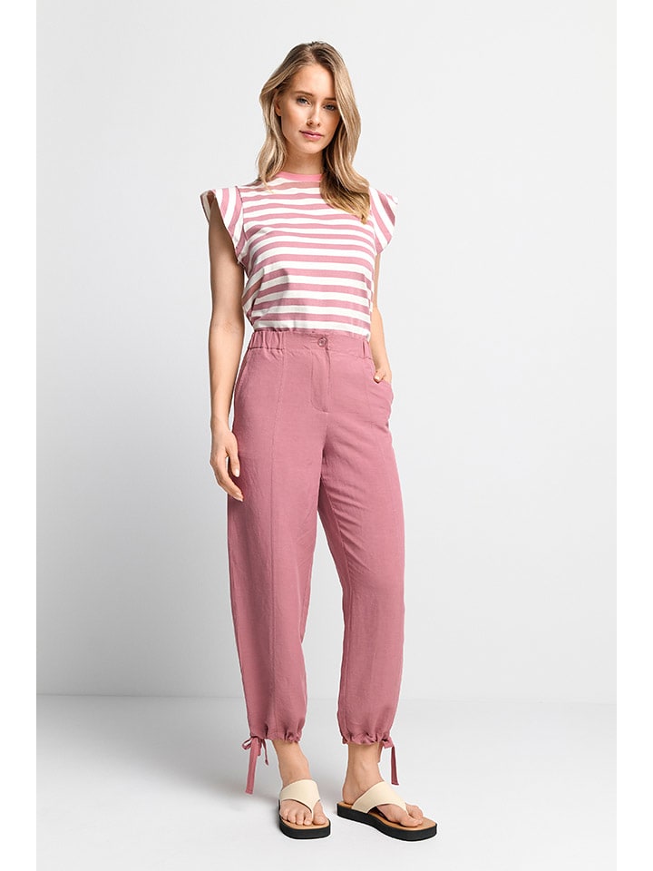 

Тканевые брюки Rich & Royal, розовый