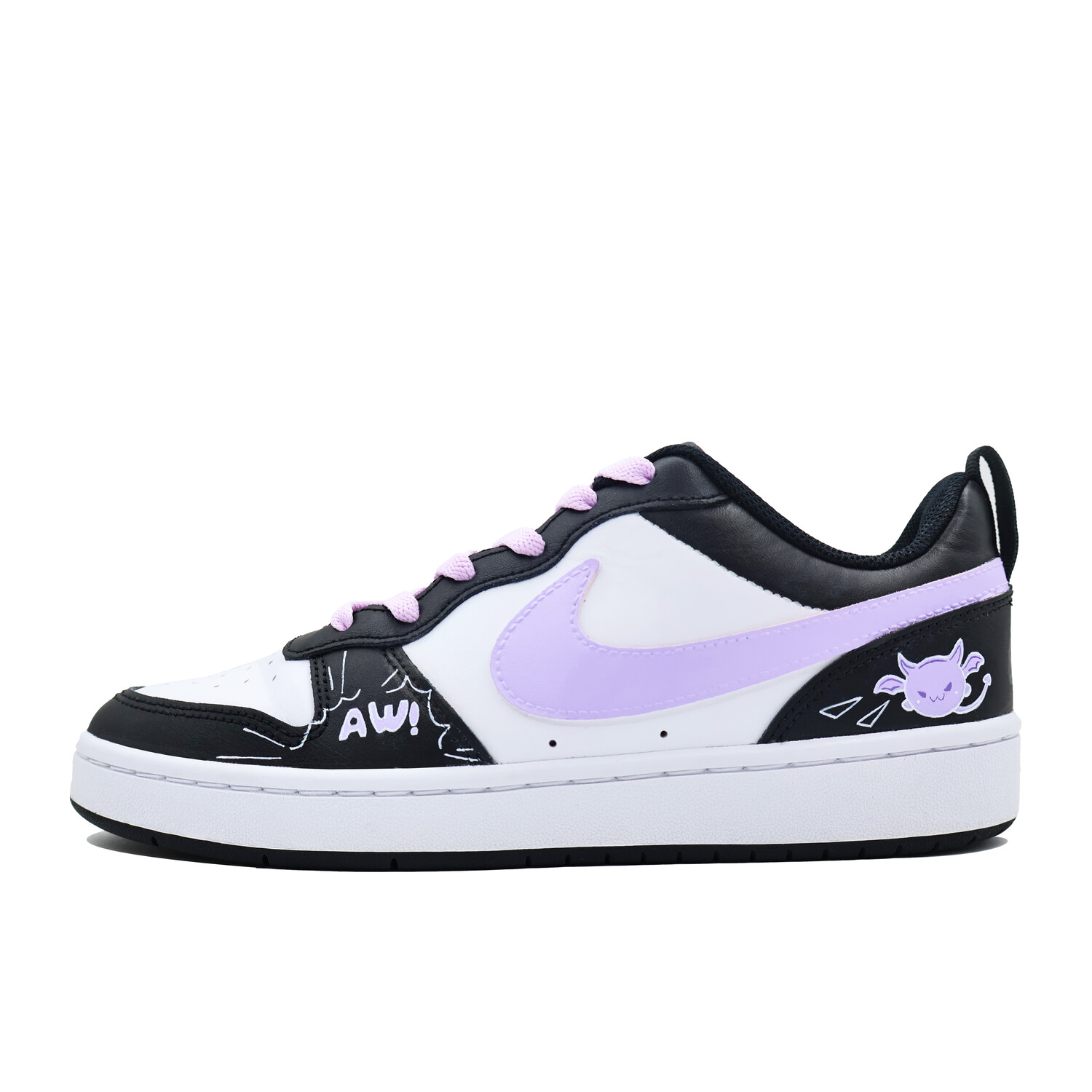 

Кроссовки Nike Court Borough Skateboard Shoes Women's Low-Top Purple, Фиолетовый, Кроссовки Nike Court Borough Skateboard Shoes Women's Low-Top Purple