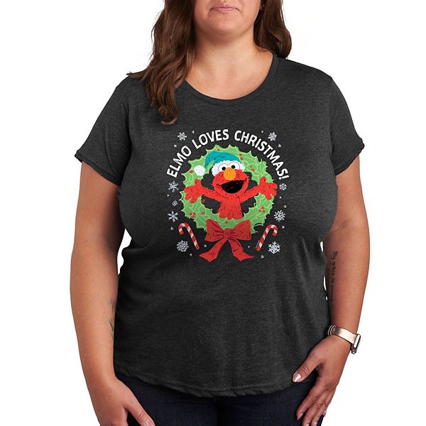 

Футболка с новогодним принтом Elmo из Sesame Street Licensed Character, Heather Charcoal, Черный, Футболка с новогодним принтом Elmo из Sesame Street Licensed Character, Heather Charcoal