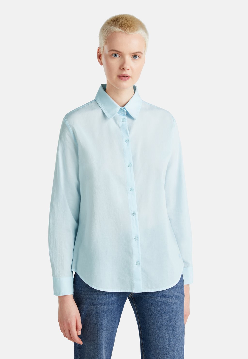 

Блузка на пуговицах REGULAR FIT United Colors of Benetton, синий