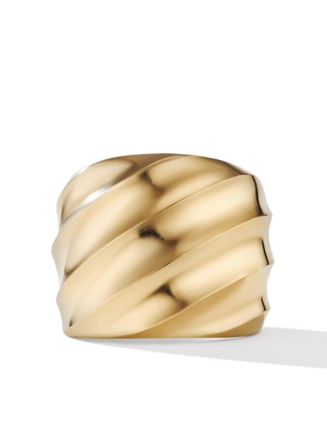 

Кольцо Cable Edge из переработанного желтого золота David Yurman, золотой