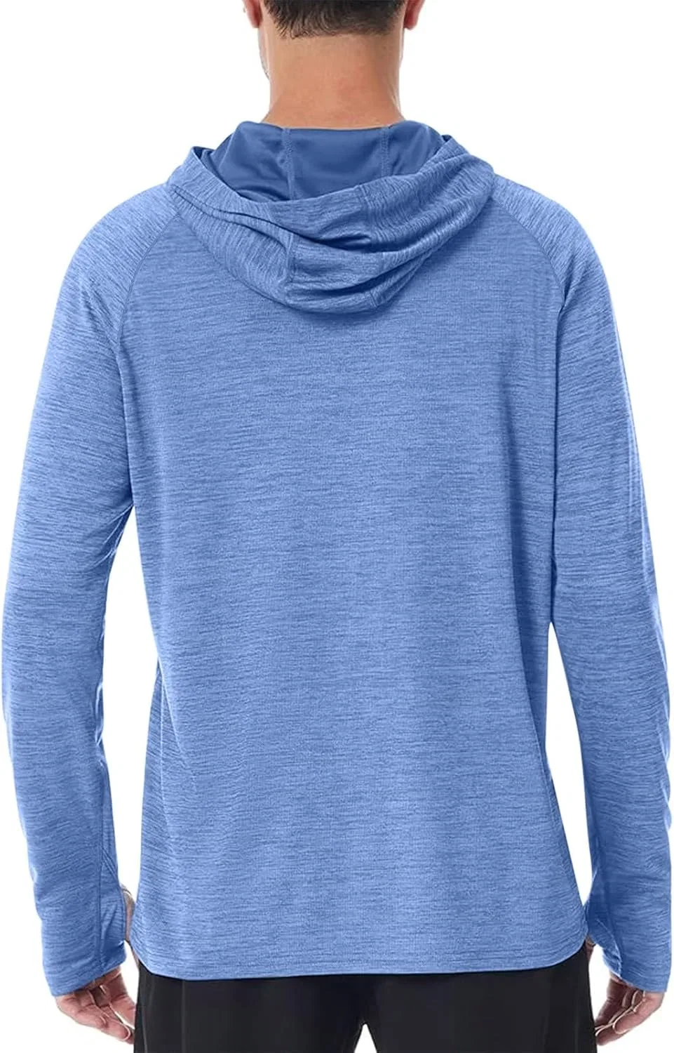 Мужская футболка с длинным рукавом UV Sun Hoodie, Blue — фото 2