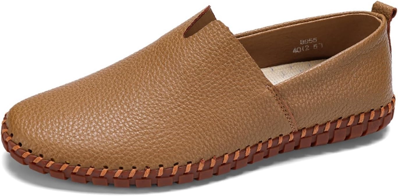 

Мужские лоферы DMGYCK, повседневные слипоны из кожи, мягкие пенни-лоферы для мужчин, легкие мокасины и прогулок на лодке, хаки