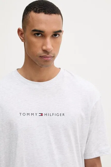 Футболка с принтом T-shirt Tommy Hilfiger, серый — фото 4