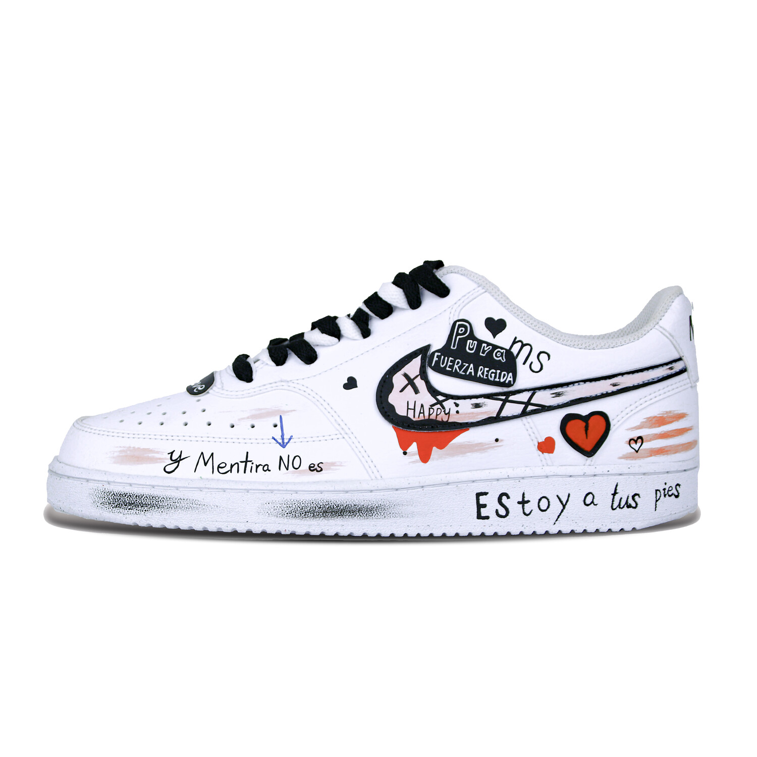 

Кроссовки Nike Court Vision 1 Skateboard Shoes Men Low-Top Black, Белый, Кроссовки Nike Court Vision 1 Skateboard Shoes Men Low-Top Black