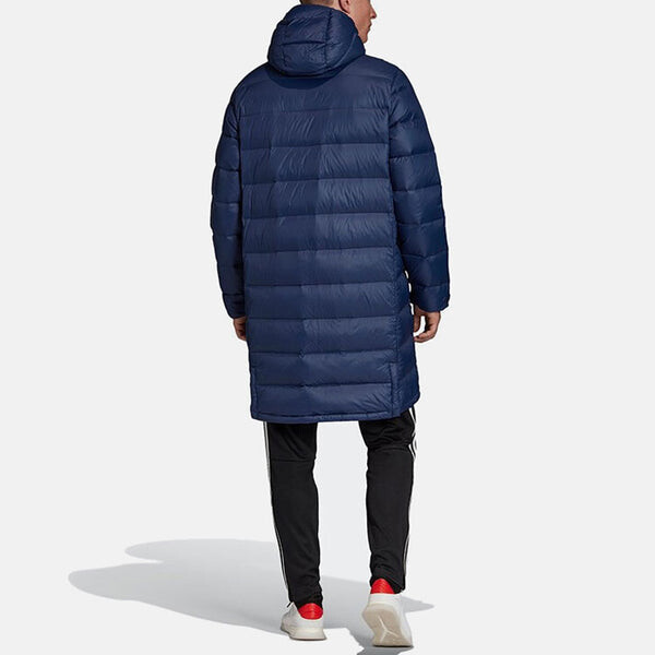 Пуховик adidas Real Madrid Arsenal Soccer/Football Down Jacket Navy Blue, синий — фото 3