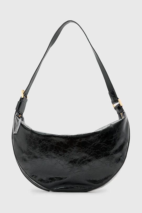 

Кожаная сумка Half Moon Allsaints, черный