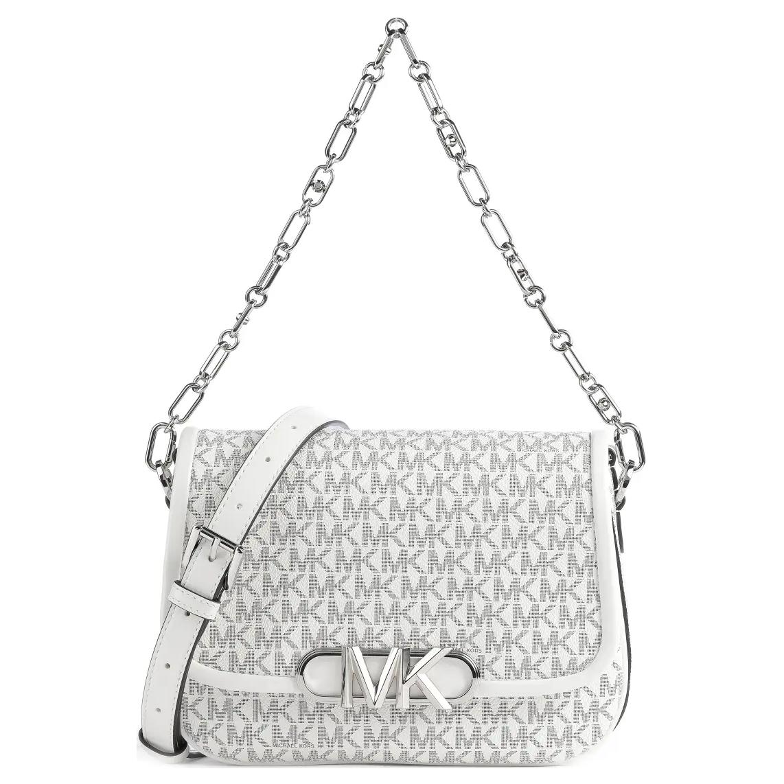 

MICHAEL KORS Женская сумка через плечо из текстурированного полотна слоновой кости
