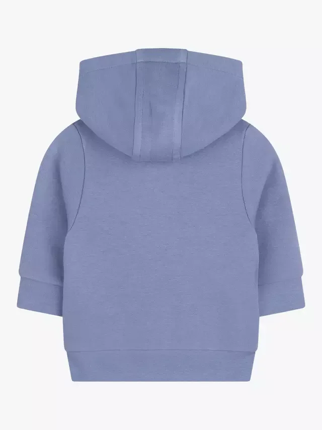 Детская толстовка на молнии спереди HUGO BOSS, Lavender Blue — фото 2