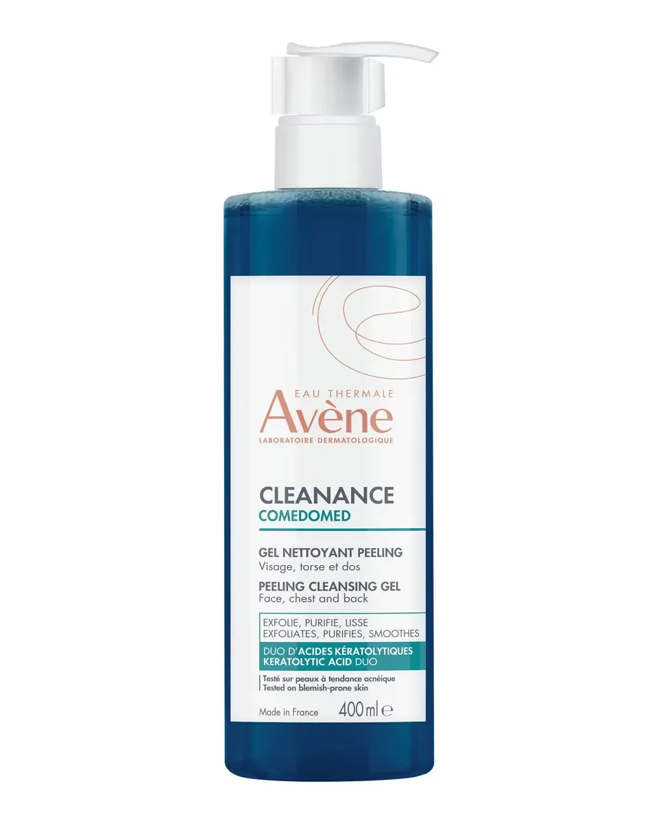 Гель для умывания Avene — Отшелушивающий очищающий гель Cleanance Avène, 400 мл