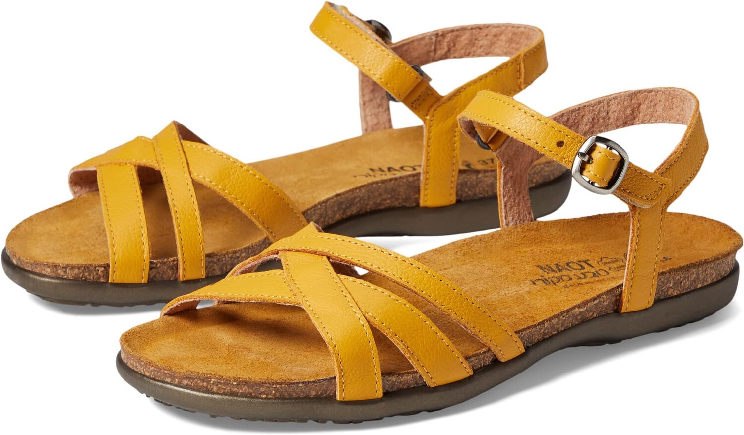 Сандалии на плоской подошве Patricia Naot, цвет Marigold Leather
