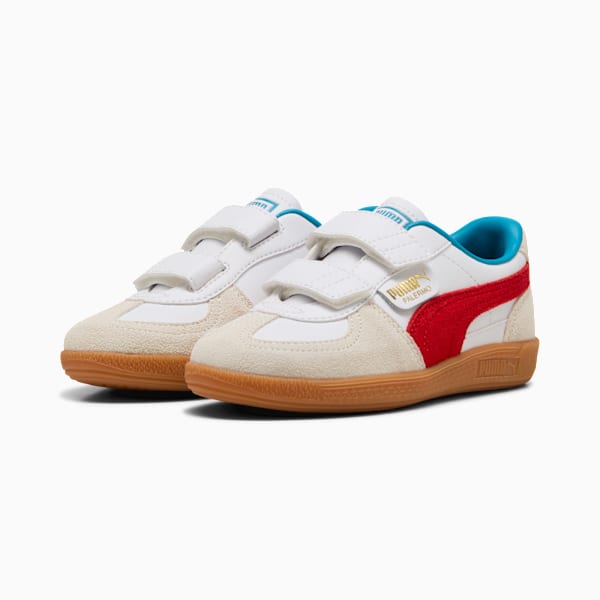 Маленькие дети не любят кроссовки Palermo Elevata Leather Puma, белый — фото 2