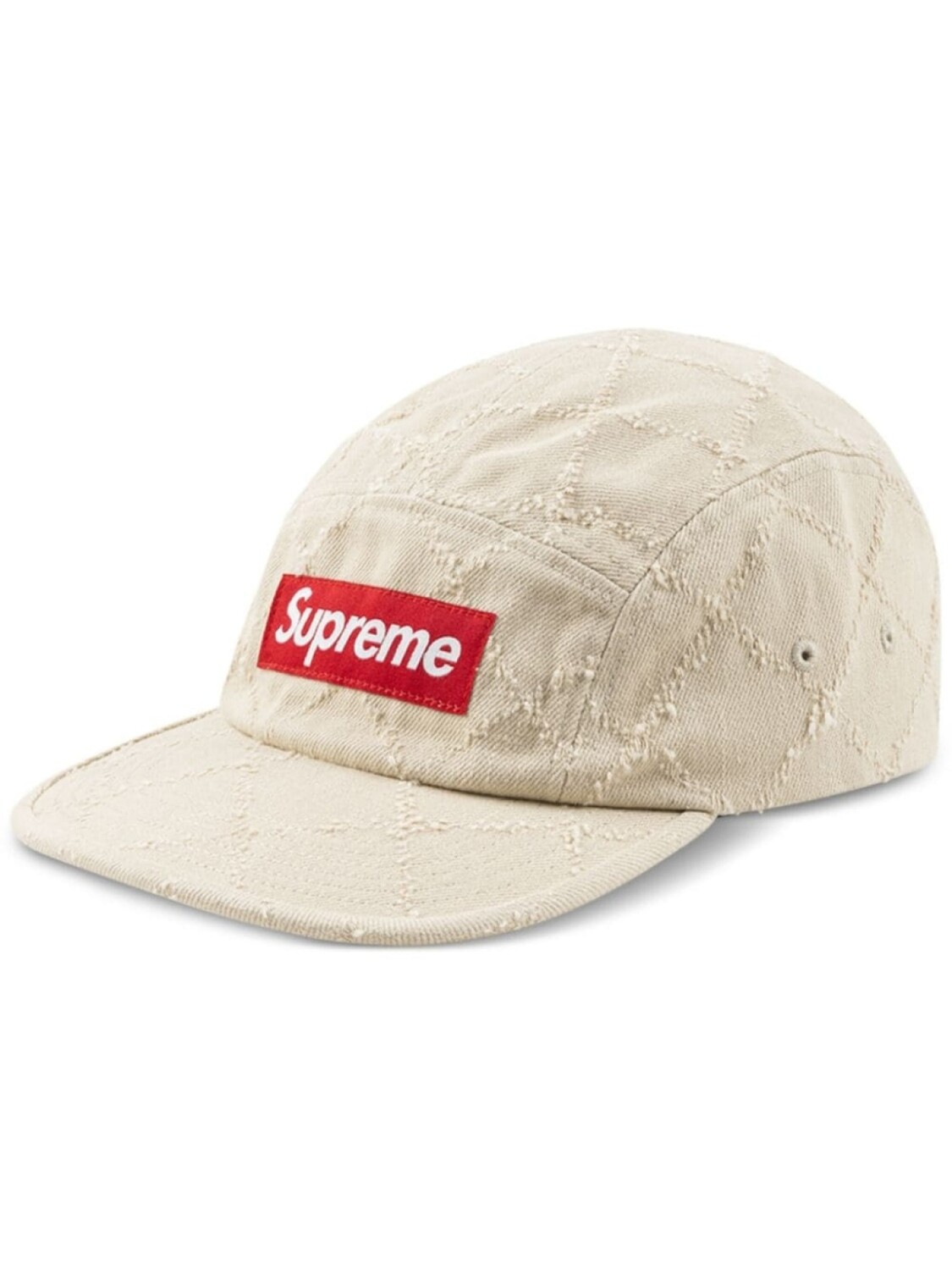 

Supreme кепка из джинсовой ткани с перфорацией, нейтральный цвет