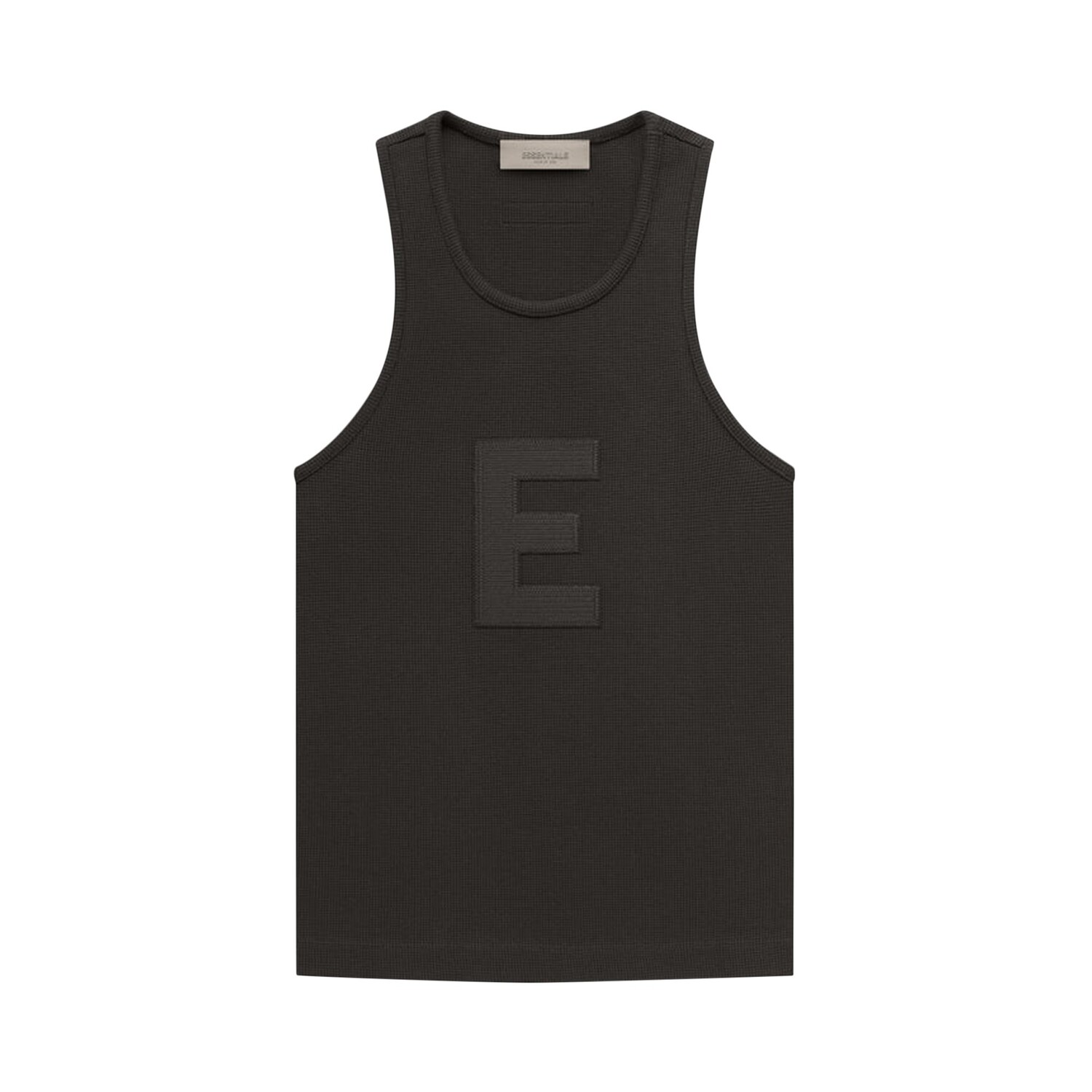 

Вафельная майка Fear of God Essentials Off Black