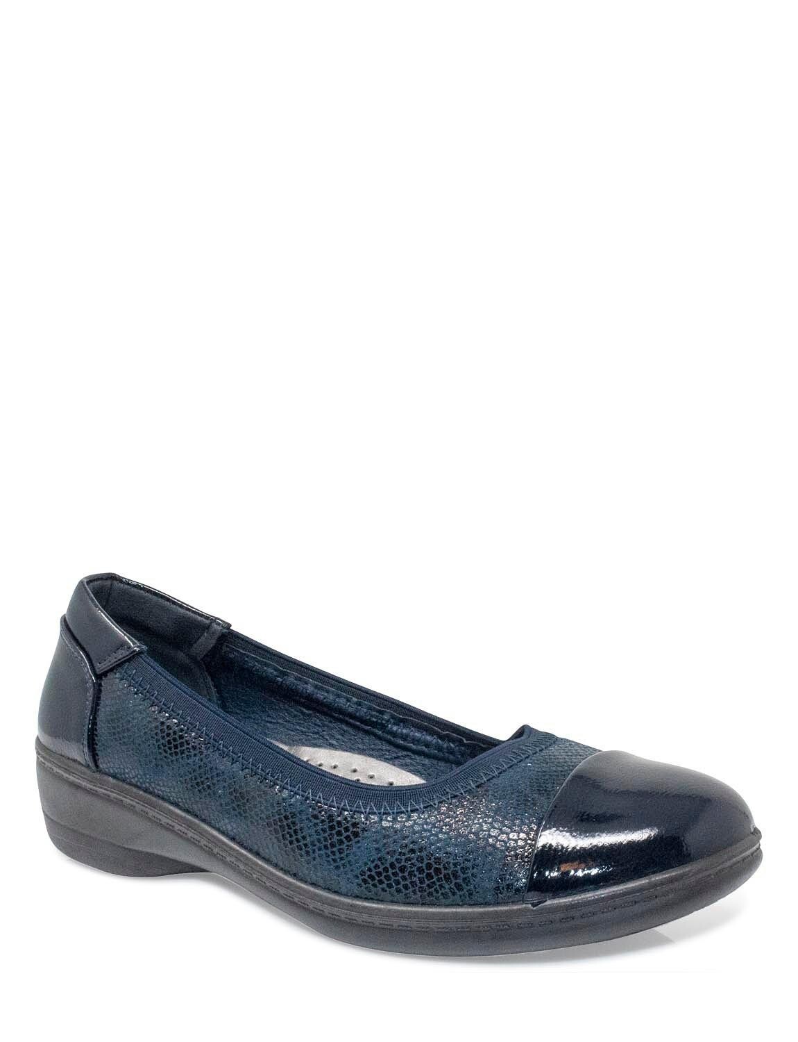 

Кроссовки с лакированной отделкой Dr Lightfoot Wide E Fit Chums, синий
