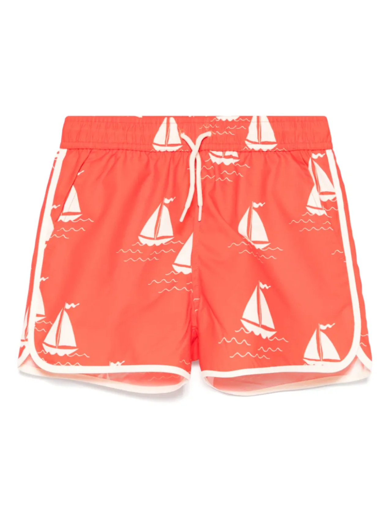 

Mini Rodini плавки-шорты Sailing Boats, красный