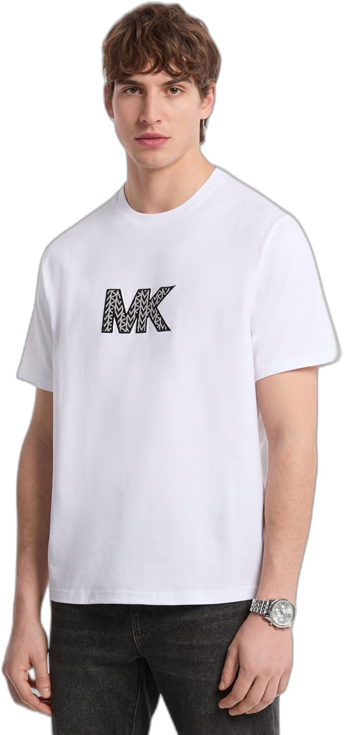 

Мужская футболка Michael Kors Mk2000 Center, White, Белый, Мужская футболка Michael Kors Mk2000 Center, White