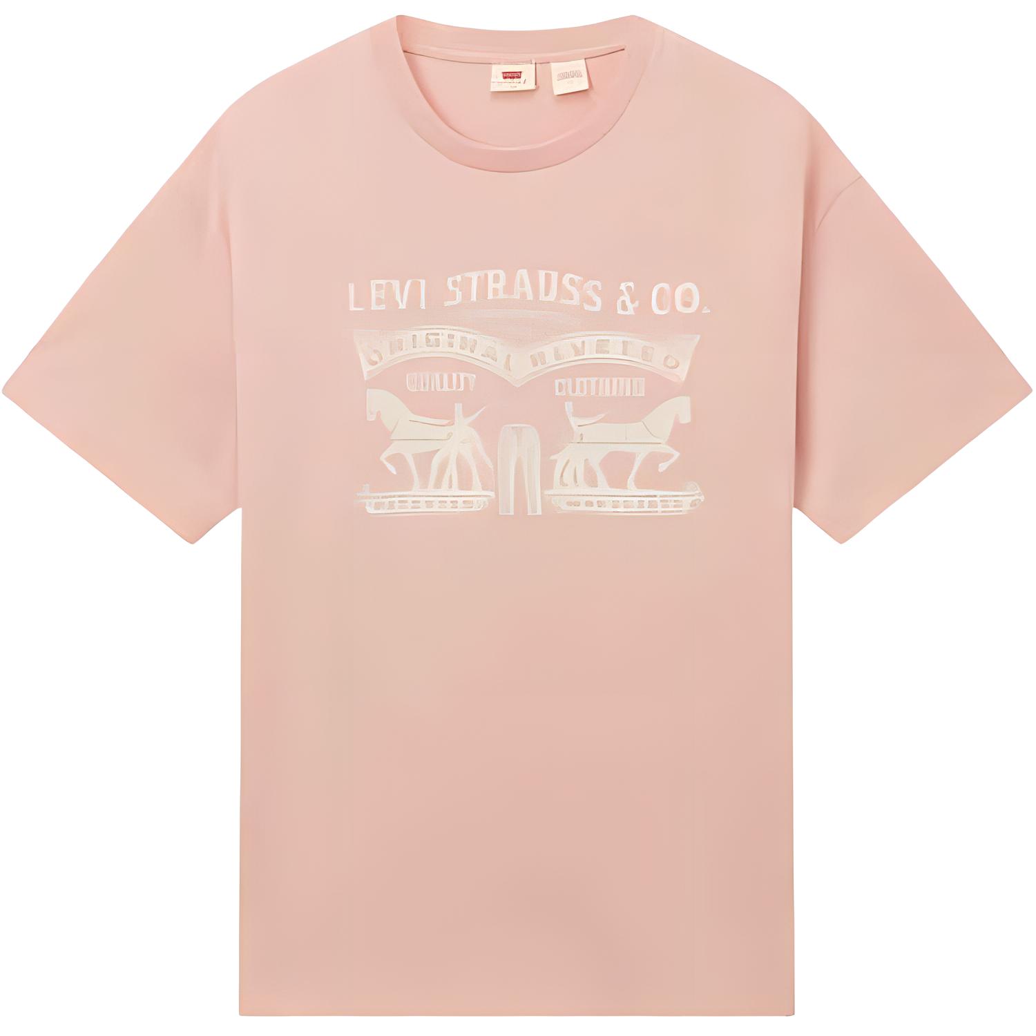 

Футболка мужская Levis, розовый
