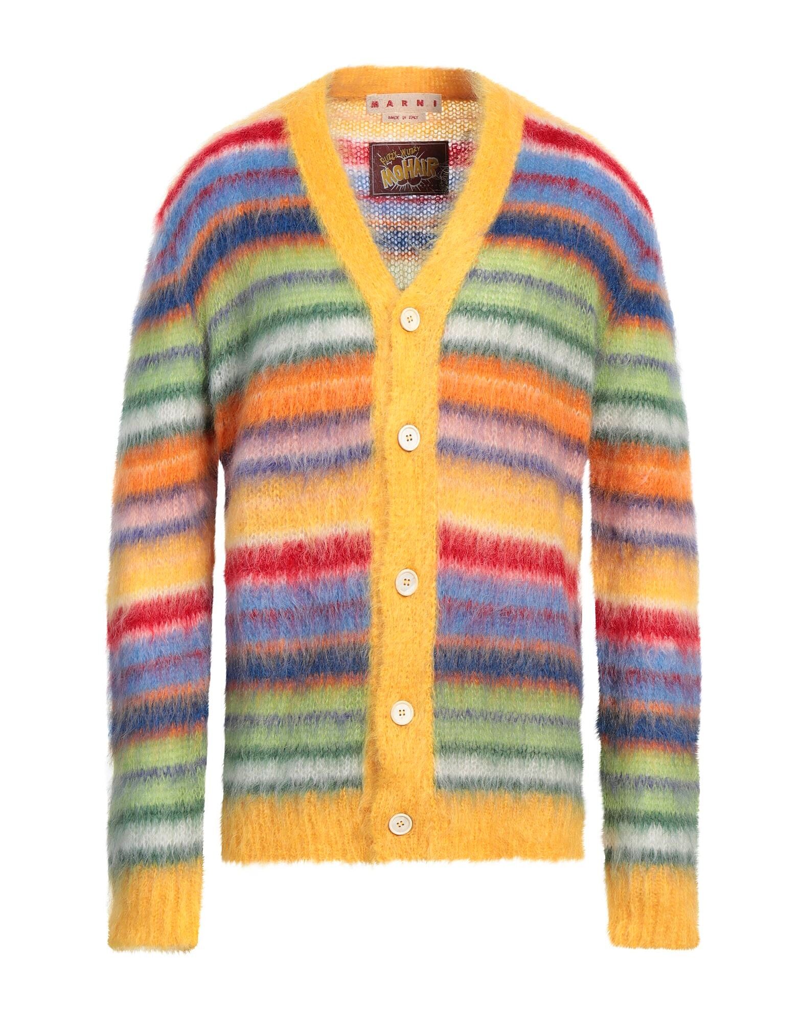 

Кардиган Fuzzy Wuzzy Mohair Marni, желтый