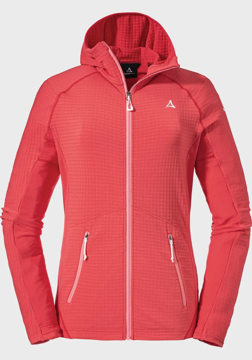 

Флисовая куртка Schöffel "Fleece Hoody Monte Sart L", с капюшоном, красный