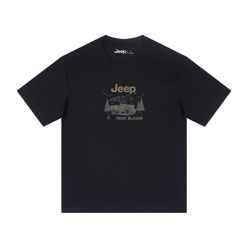 

Футболка унисекс Jeep, черный