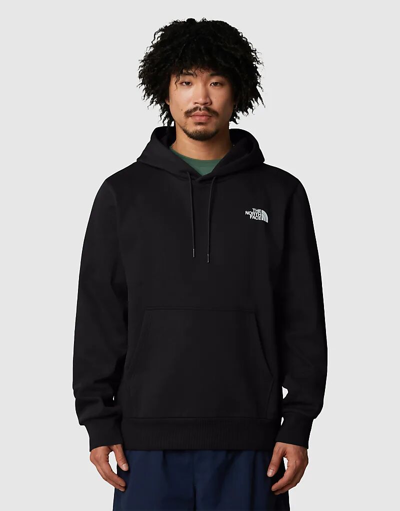 

Простая толстовка с капюшоном черного цвета The North Face